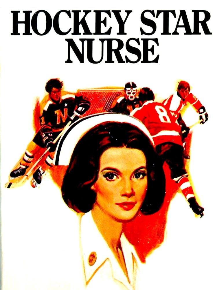 Hockey Star Nurse, Vintage Poster
