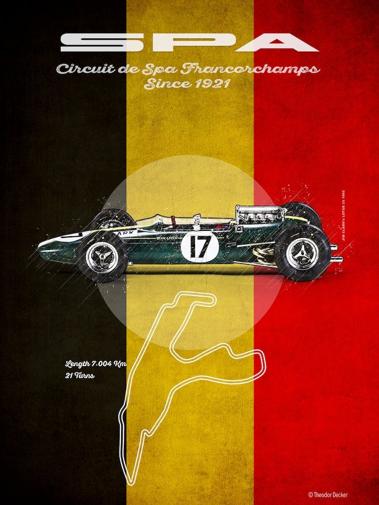 Spa L33 Jim Clark Vintage