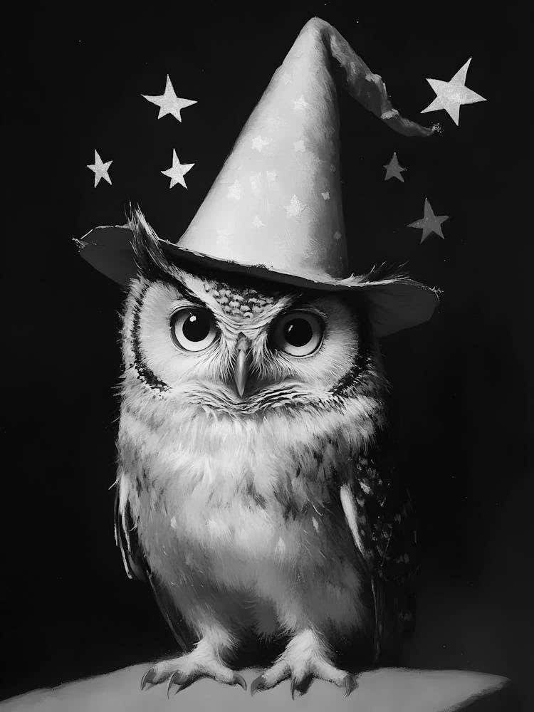 Owl With A Hat