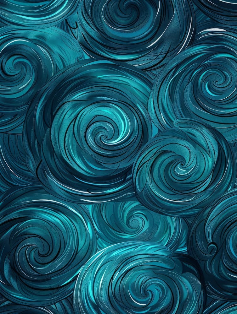 Blue Swirls 1