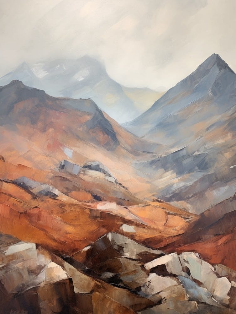 Bowfell England 2 Mountain Painting