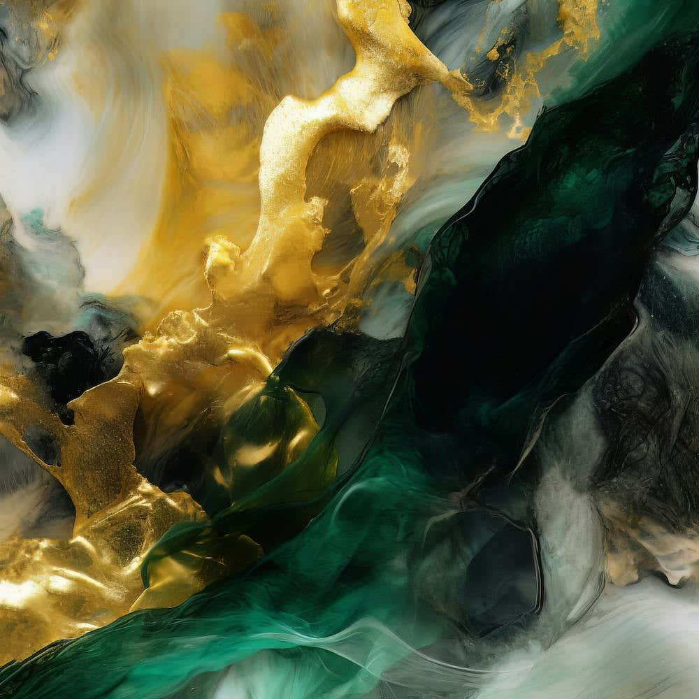 Emerald Gold Flow 1