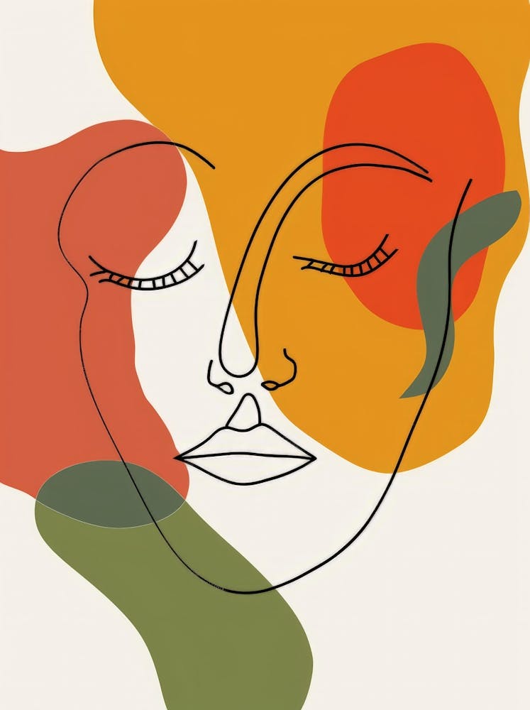 Abstract Portrait Of A Woman 34