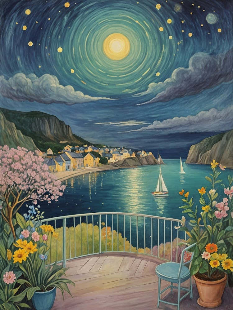 Mediterranean Starry Night no3