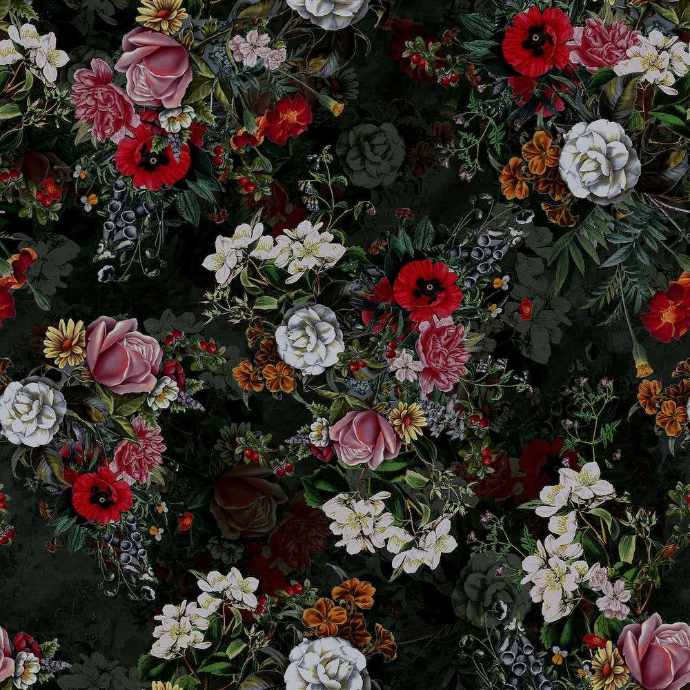 Botanical Flowers 4 Square