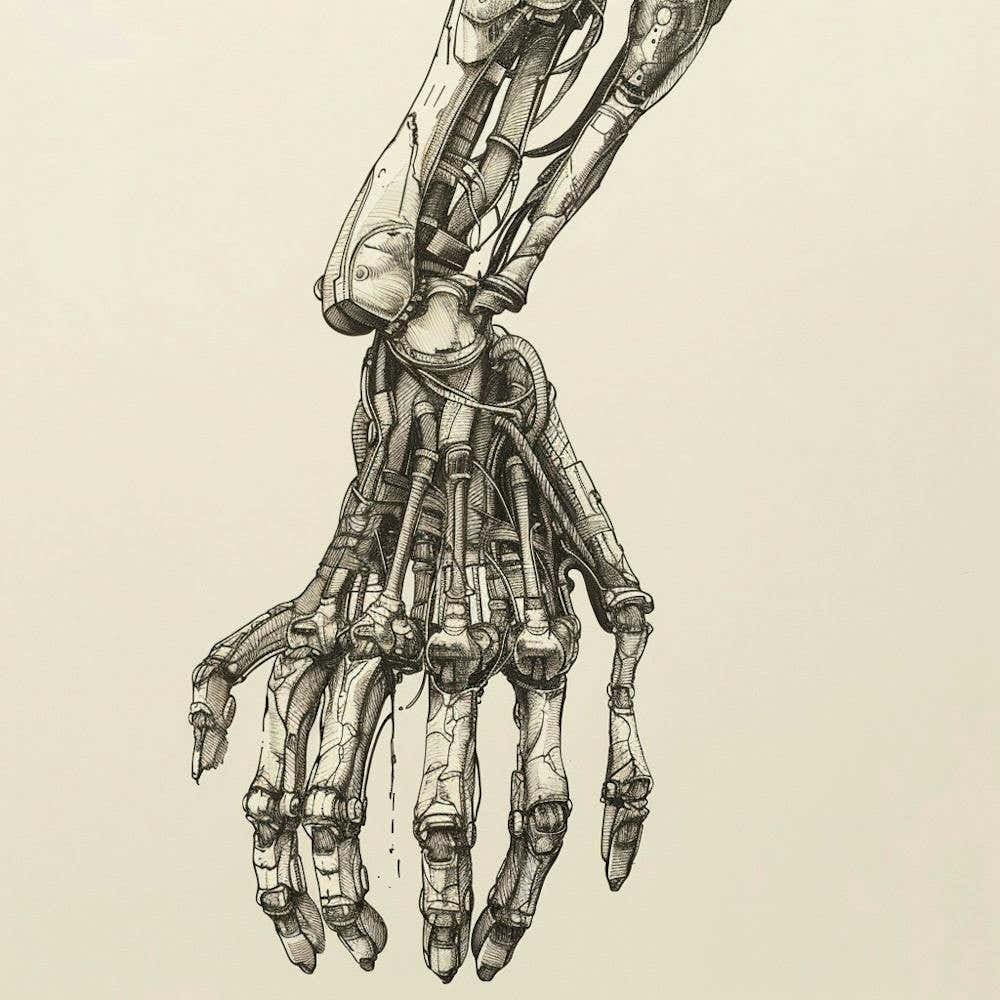 Hand Of A Skeleton