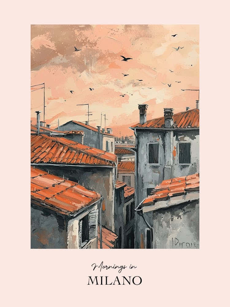 Mornings In Milano Rooftops Morning Skyline 2