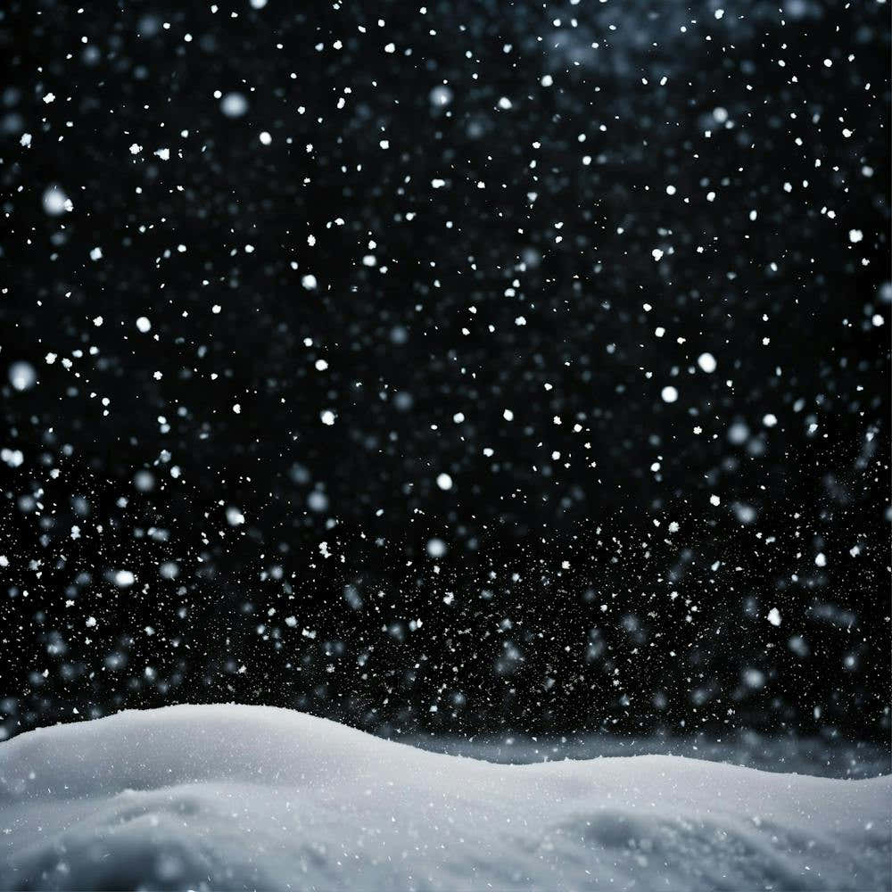 Snow Falling On The Ground