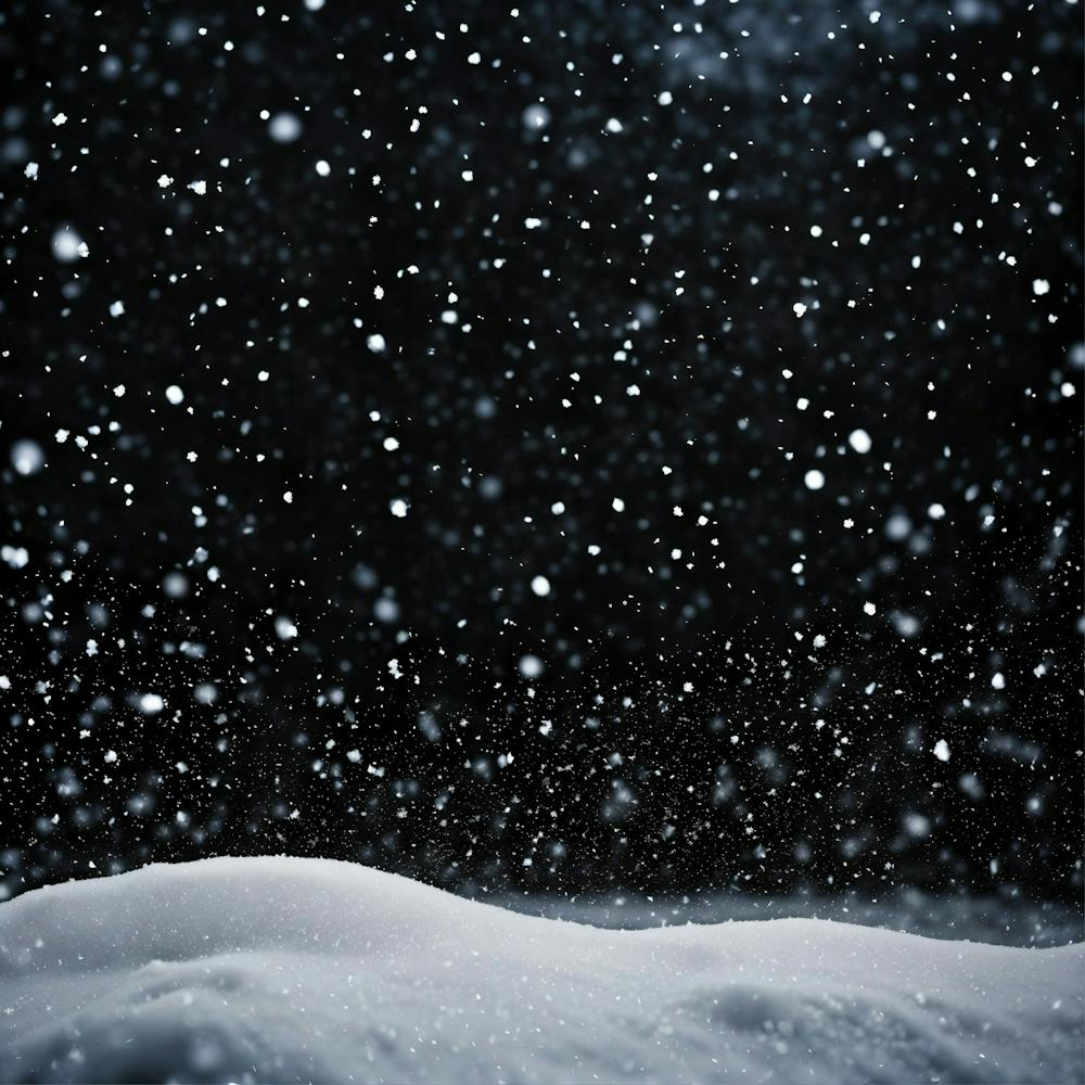 Snow Falling On The Ground