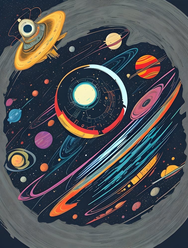 Planets Canvas Art