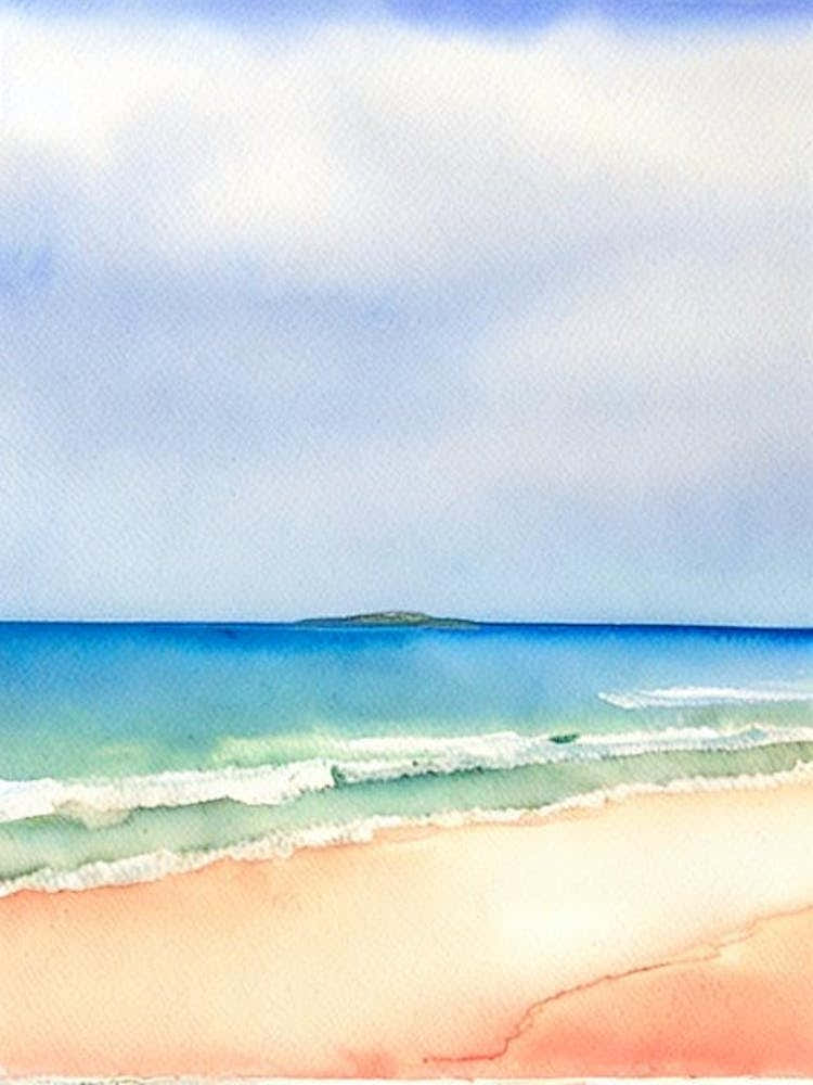 Pearl Beach 2, Australia Watercolour