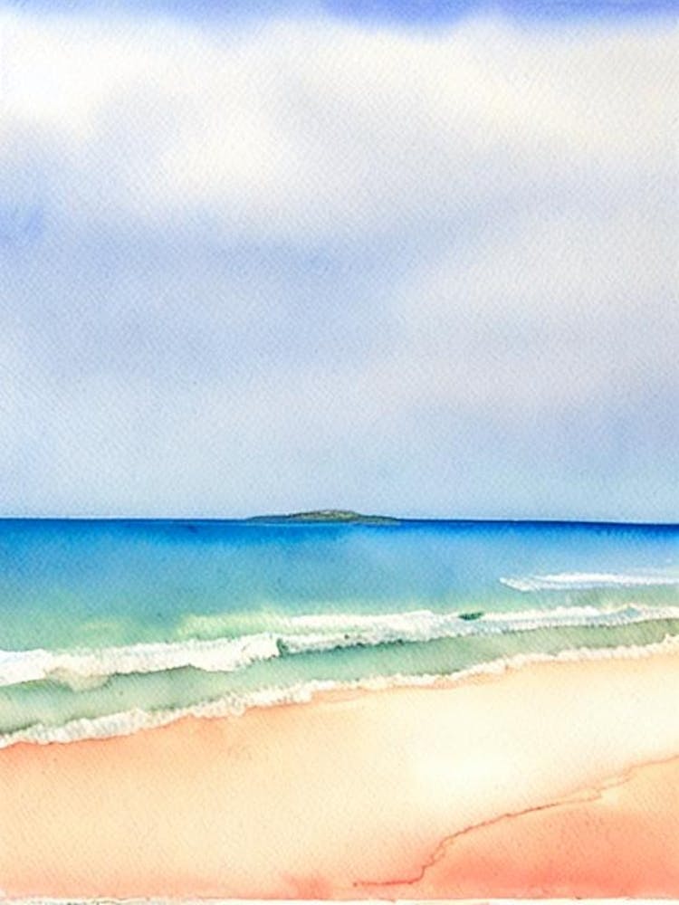 Pearl Beach 2, Australia Watercolour