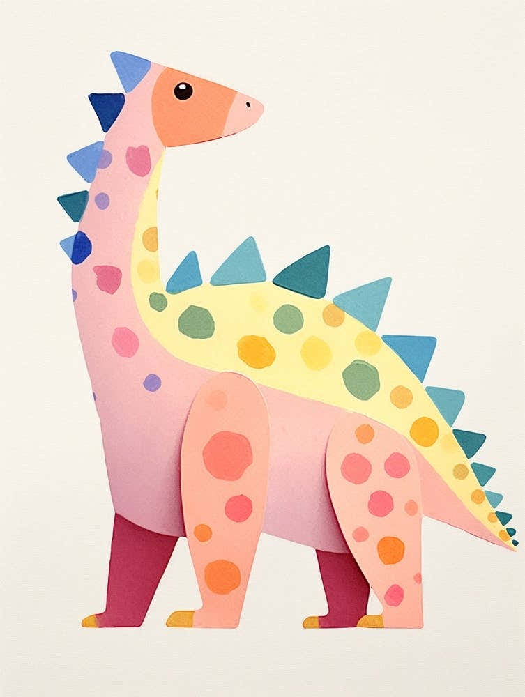 Nursery Dinosaur Art Ankylosaurus 8