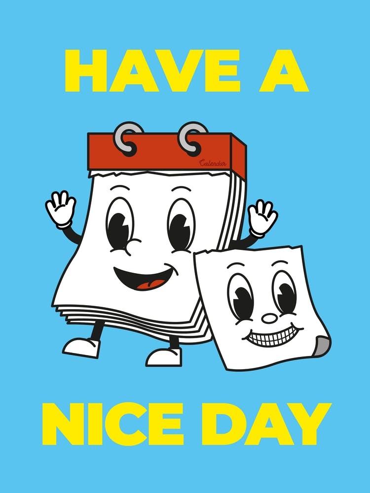 Have A Nice Day Blue