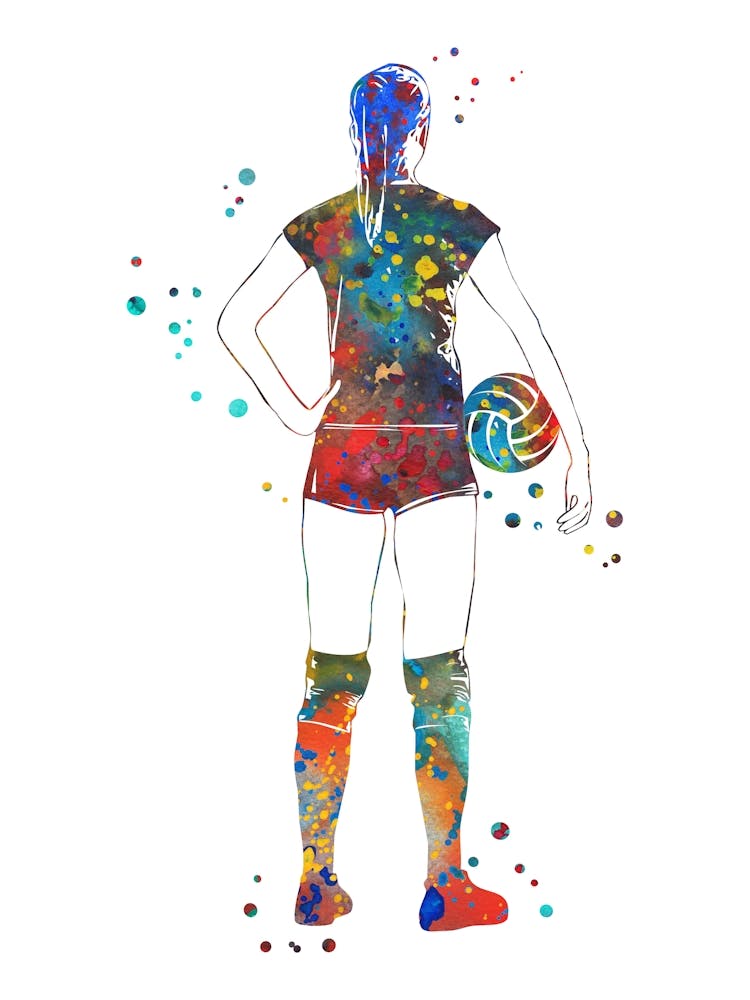 Volleyball Player Girl