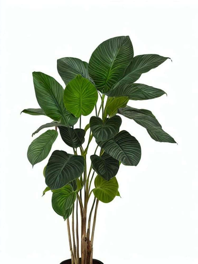 Calathea Orbifolia (Calathea Orbifolia) Watercolor