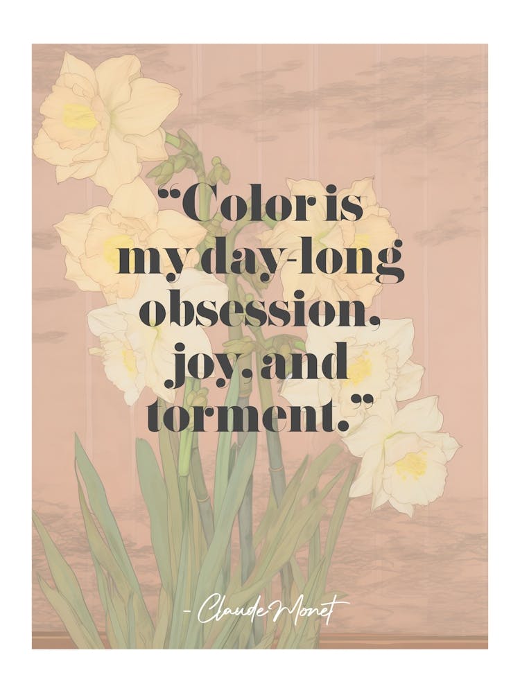 Artist Quote Claude Monet