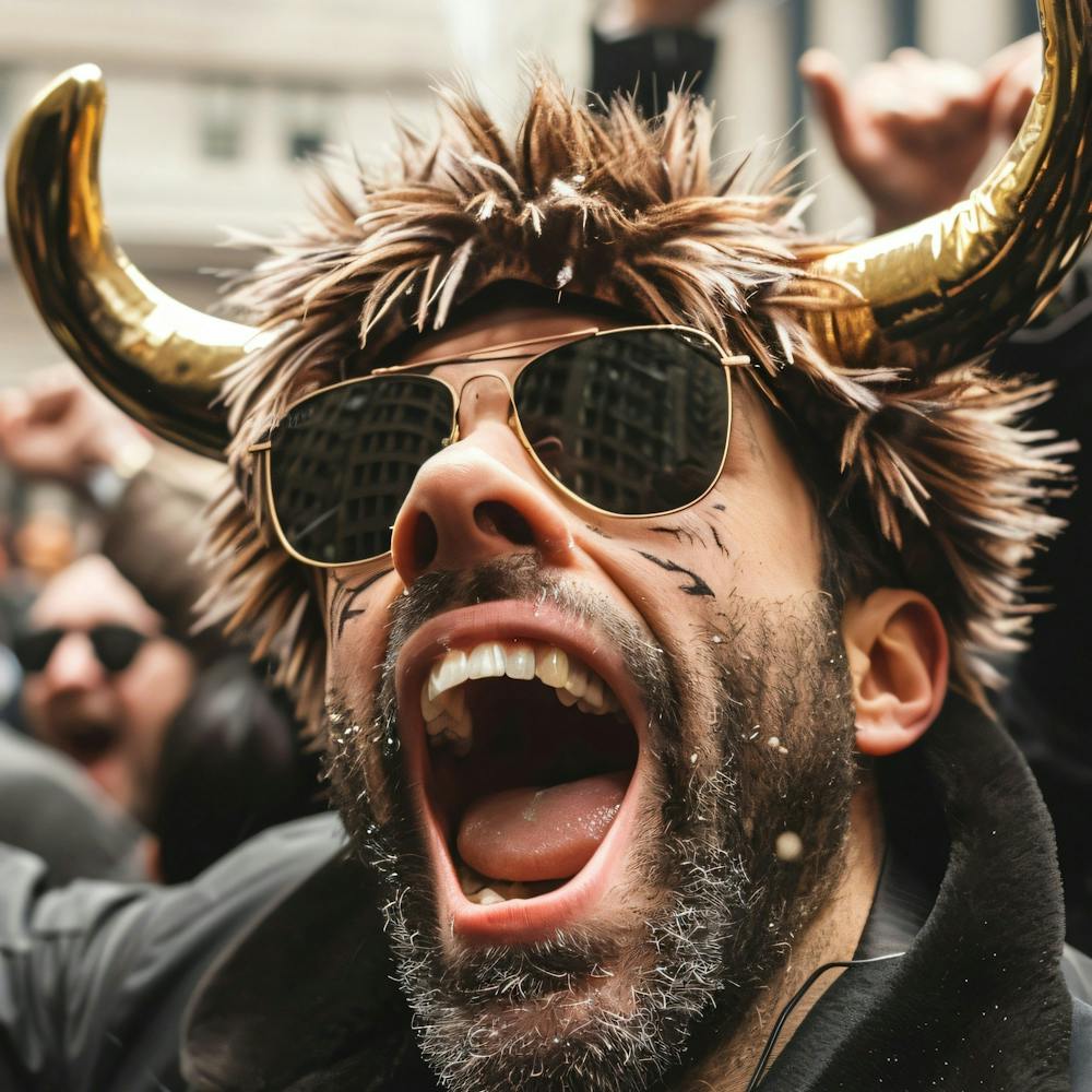 Bullfighter With Horns 1