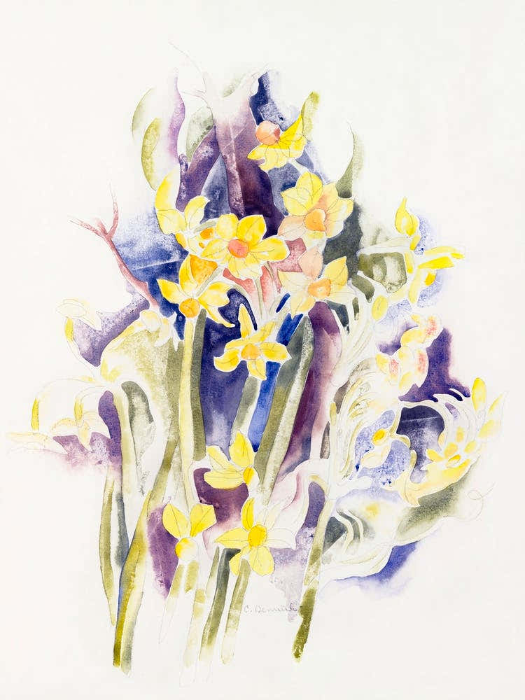 Small Daffodils (ca. 1914), Charles Demuth