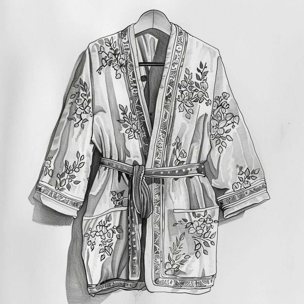 Embroidered Robe