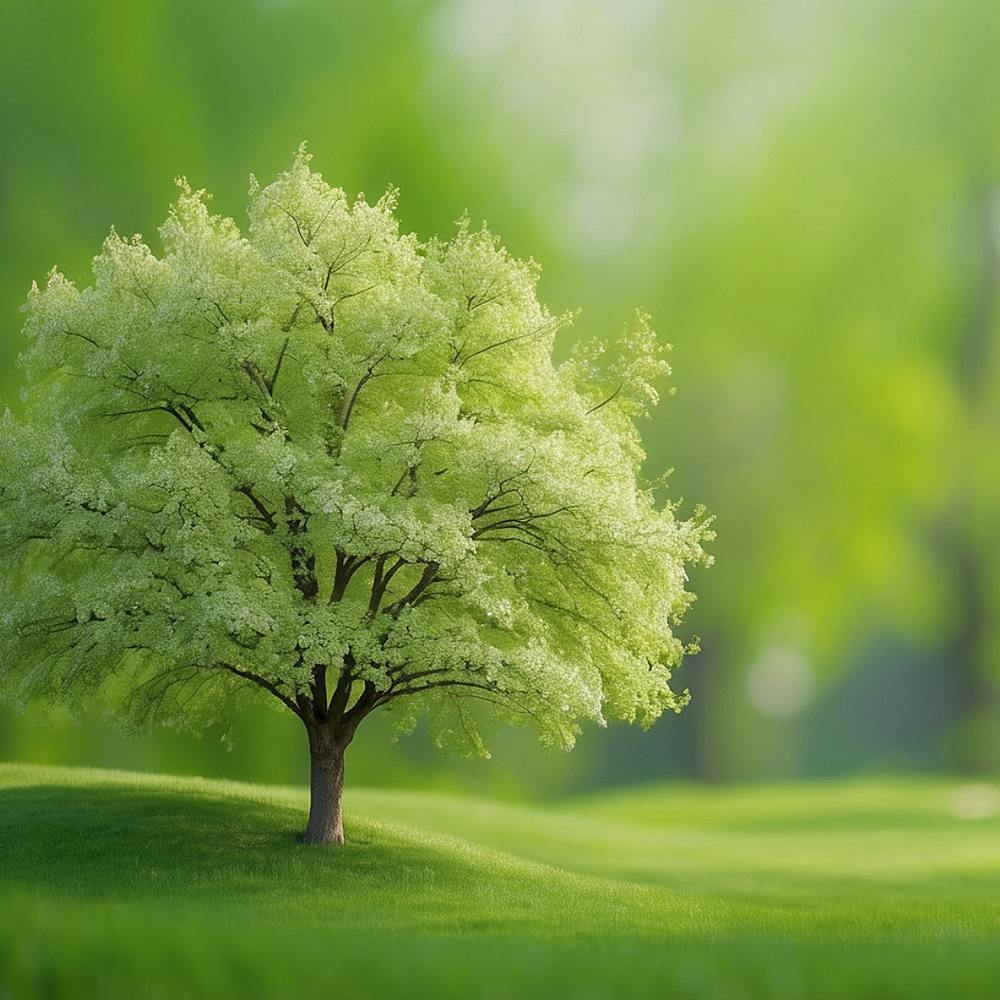 Green Tree In The Park