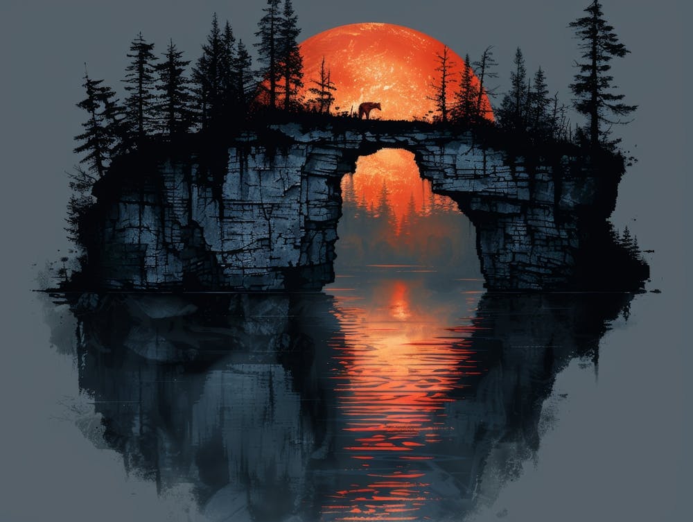 Wolf In The Moonlight