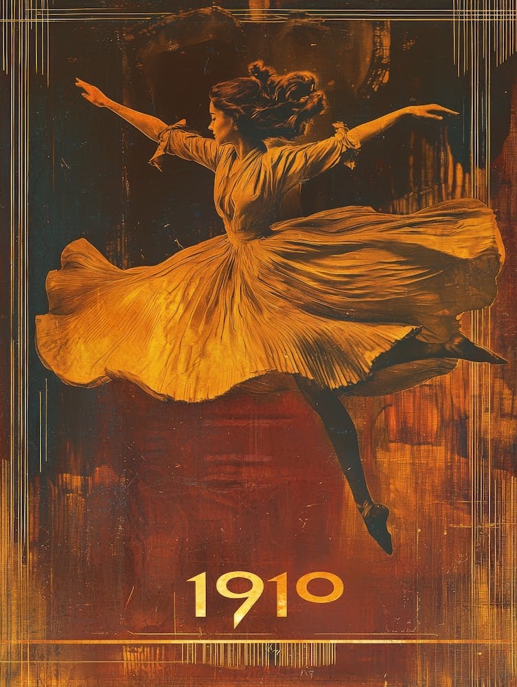 Aihrgdesign A Vintage Art Poster Of A 1910 Modern Dance Perfo 88ca2cb1 7a99 433a 950f 53140b0ebb10 2