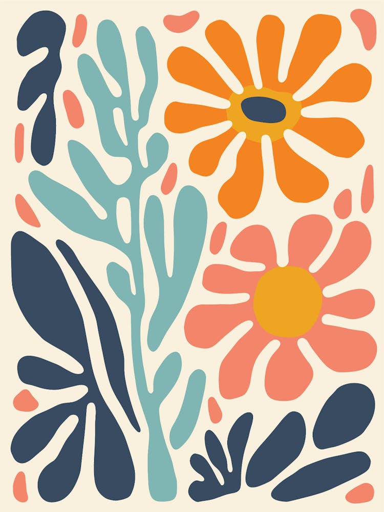 Abstract Floral Painting 3