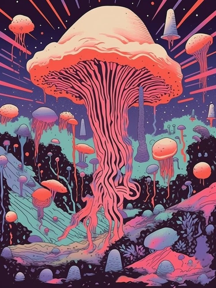 Psychedellic Mushroom  5