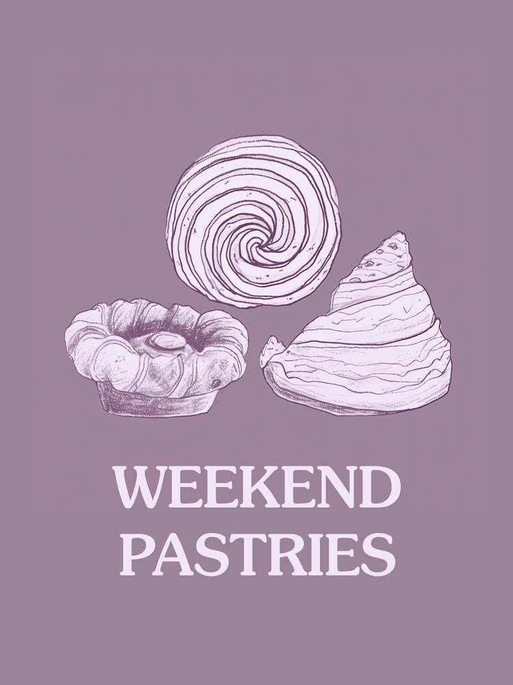 Weekend Pastries Lilac
