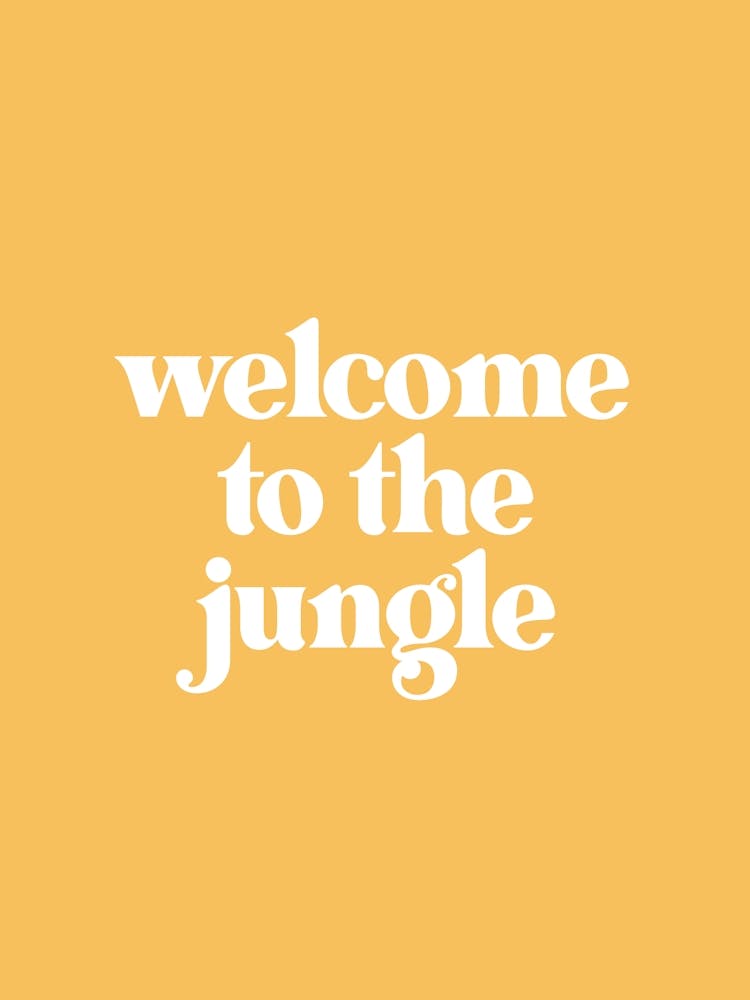 Welcome To The Jungle - Yellow
