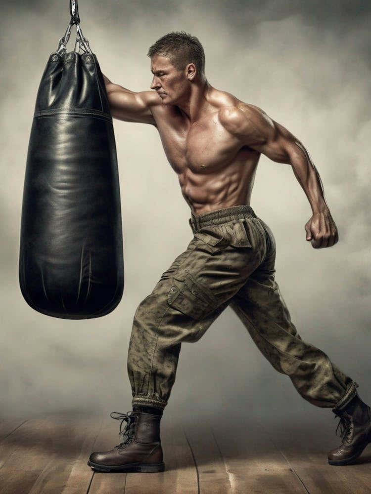 Boxer Punching Bag