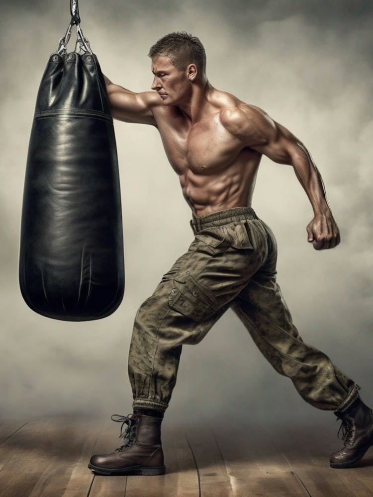 Boxer Punching Bag
