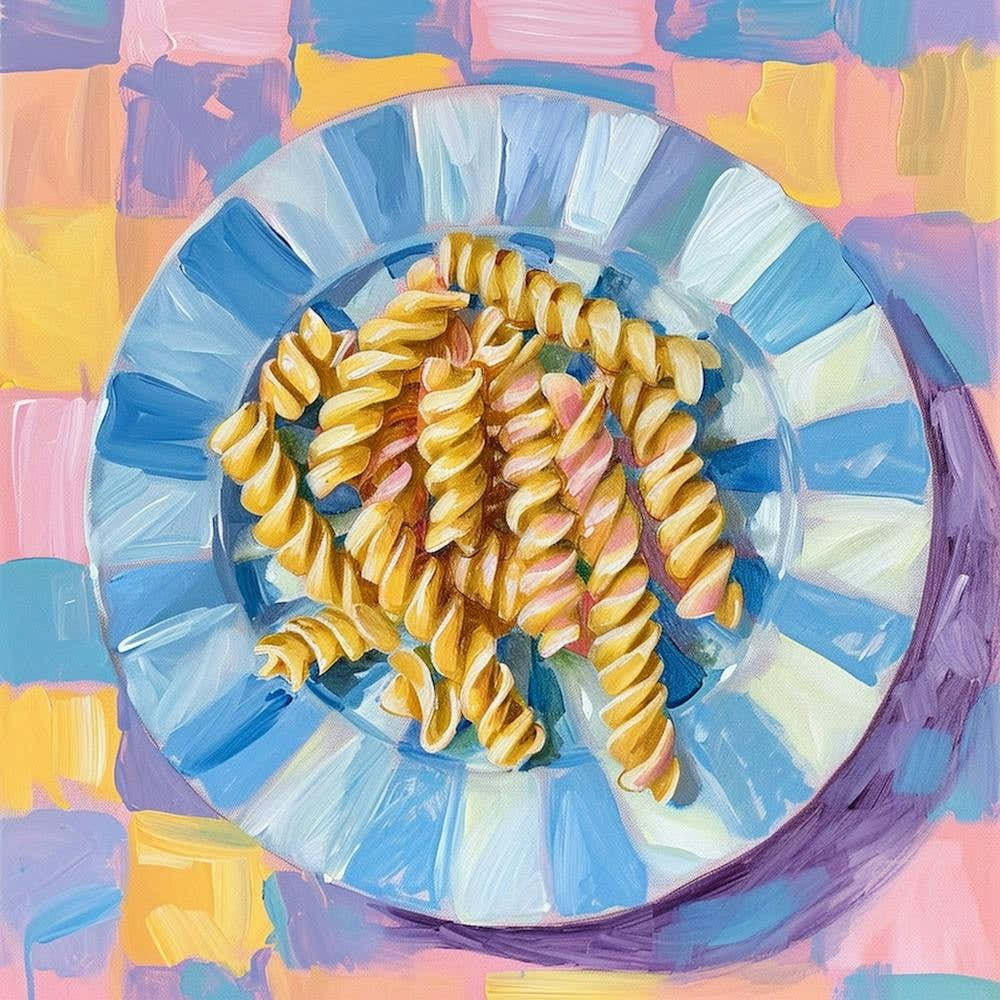 Fusilli Pastel Checkerboard 4