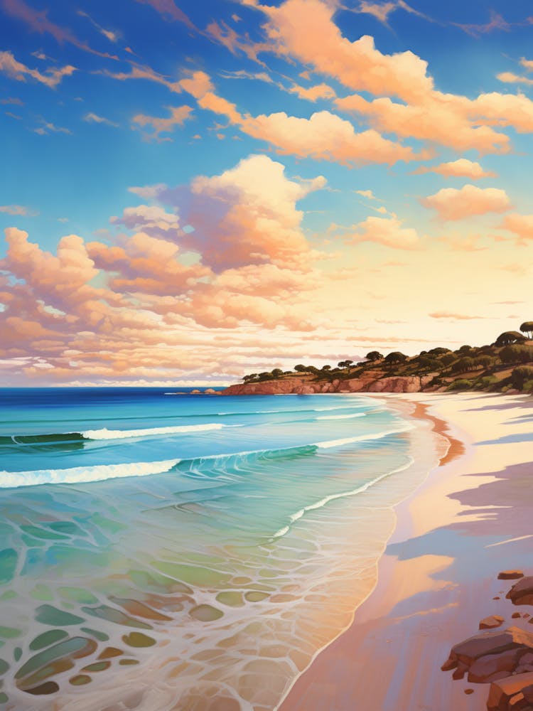A Vibrant Painting Of Esperance Beach Australia 1