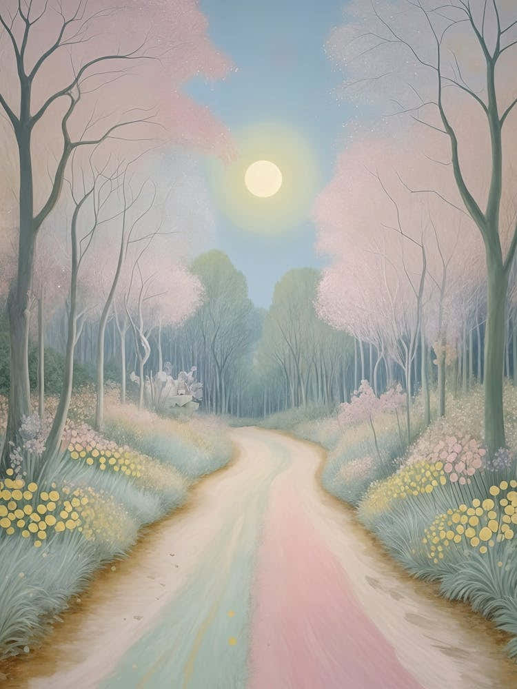 Pastel Road To The Moon