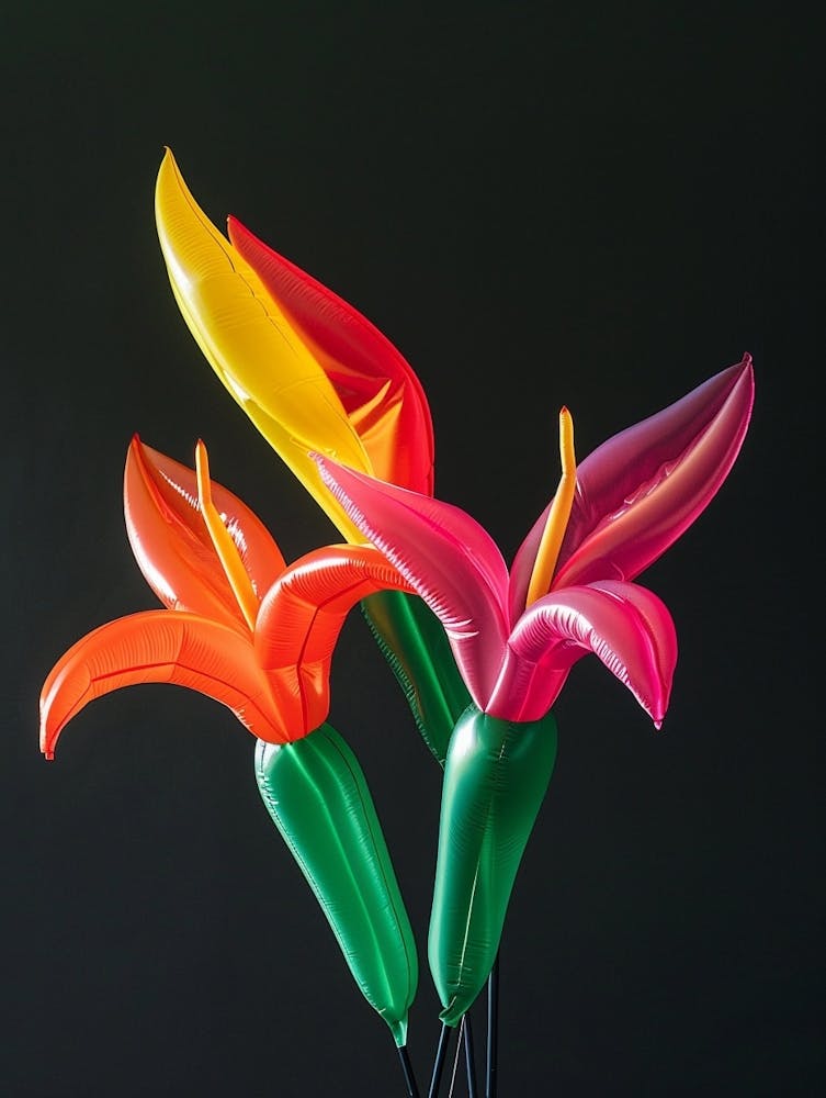 Bright Inflatable Flowers Heliconia 1