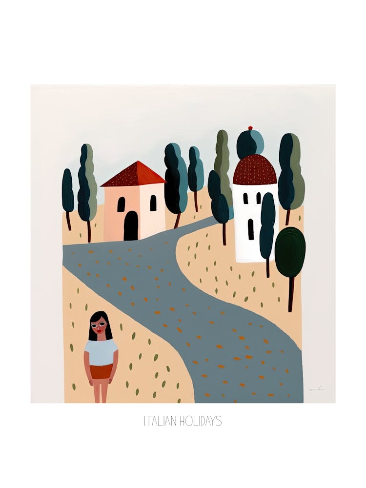 Italian Holidays Illustration