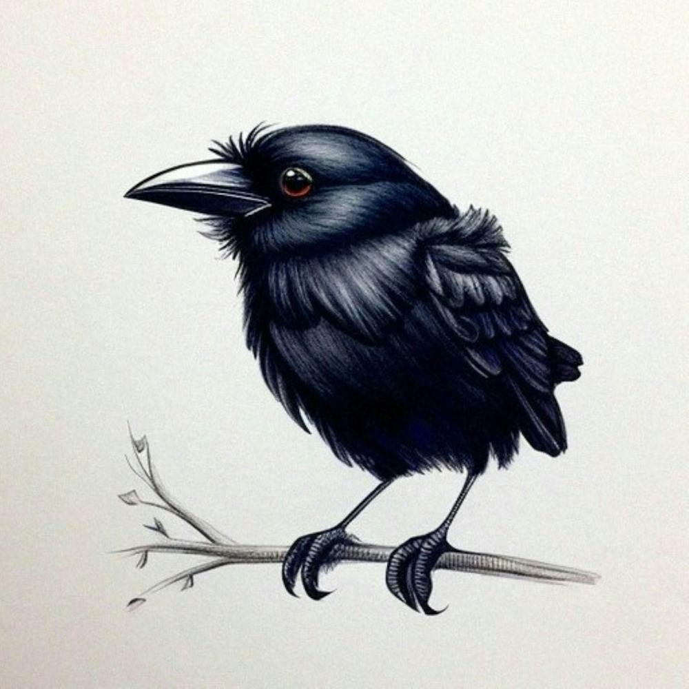 Cute Crow 1