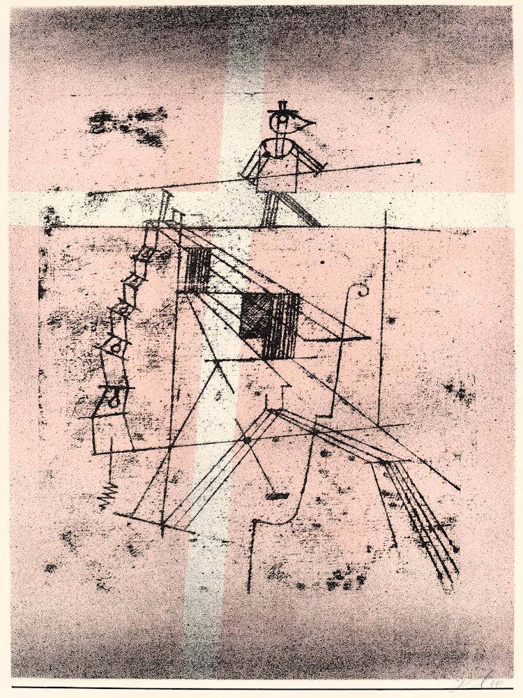 The Tight Rope Walker (Seiltänzer) (1923), Paul Klee