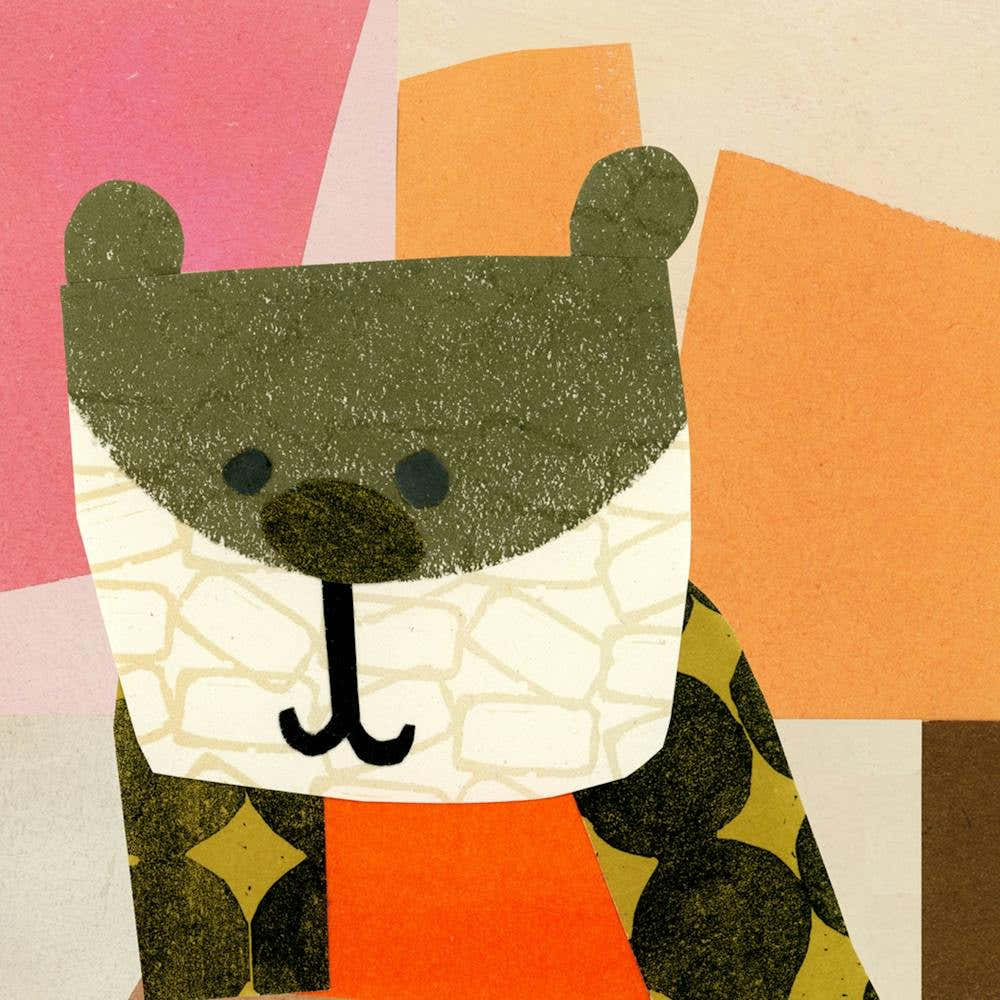 Bear with squares