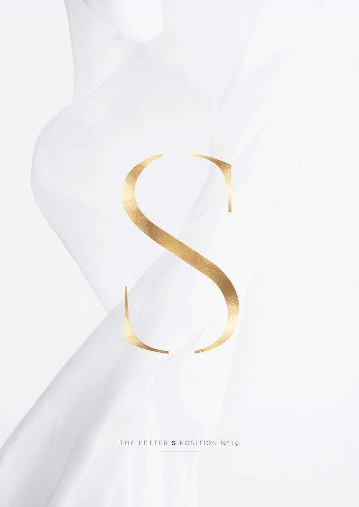 Letter S Gold