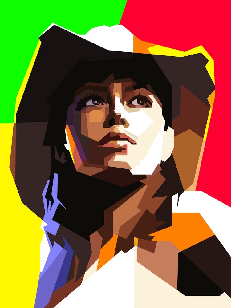 Jessica Biel in retro illustration trending now, she is an American actress, producer, and entrepreneur, best known for her roles in both television and film.