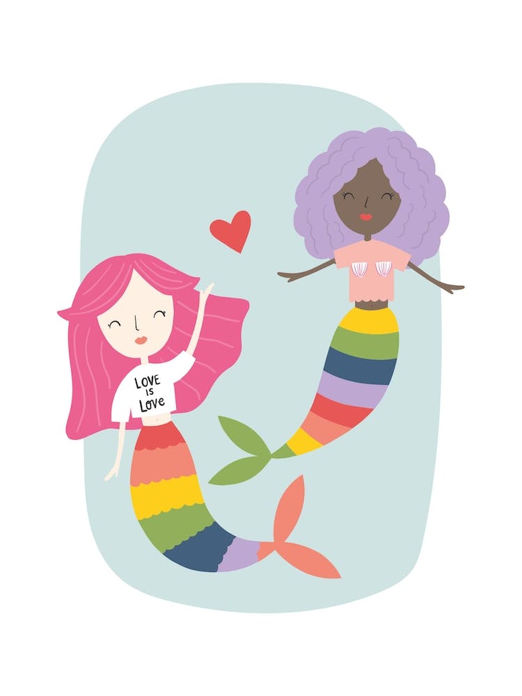 Mermaid for Each other. Pride