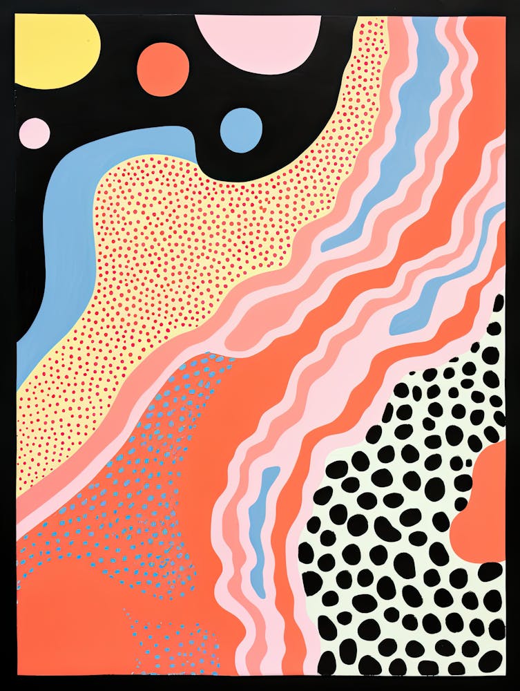 Neural Fractals Digital Waveform Surrealism