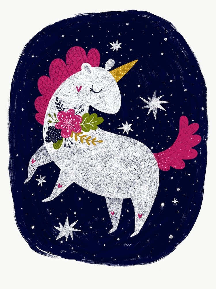 Unicorn Night Sky