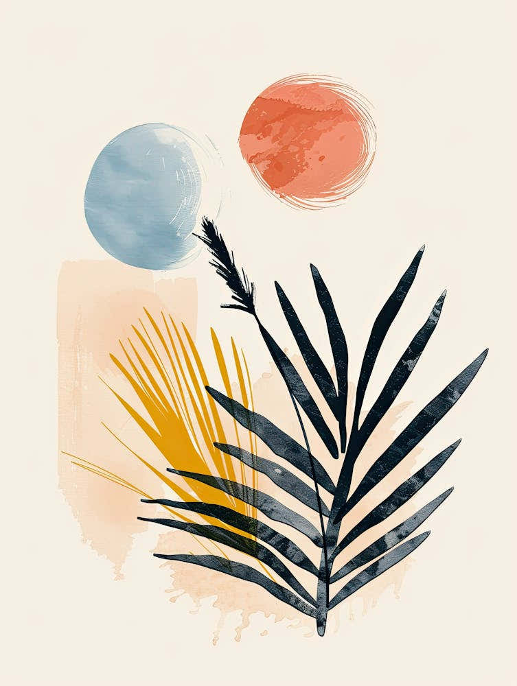 Abstract Era Mid Century Style