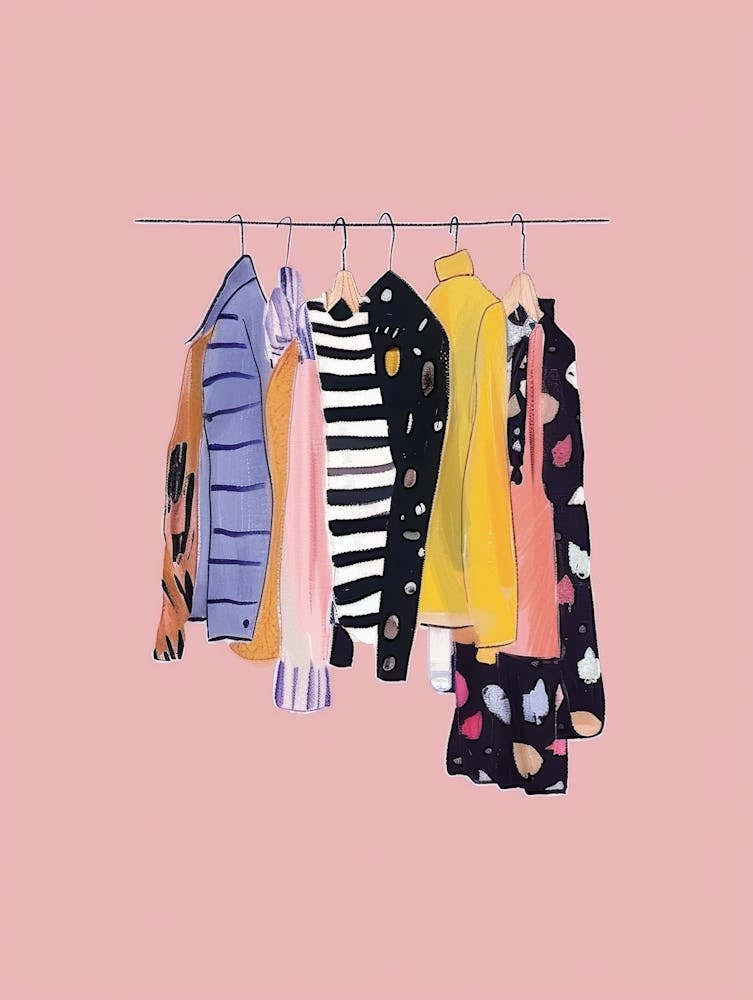 Clothes Hanging On A Line