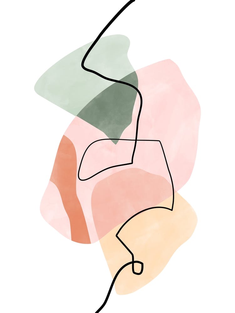 Pastel Shapes and Lines