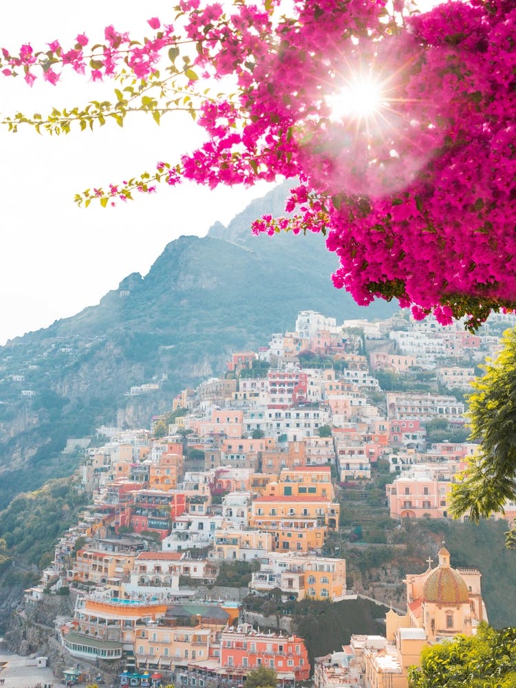 Pink Positano Sunset Sparkle